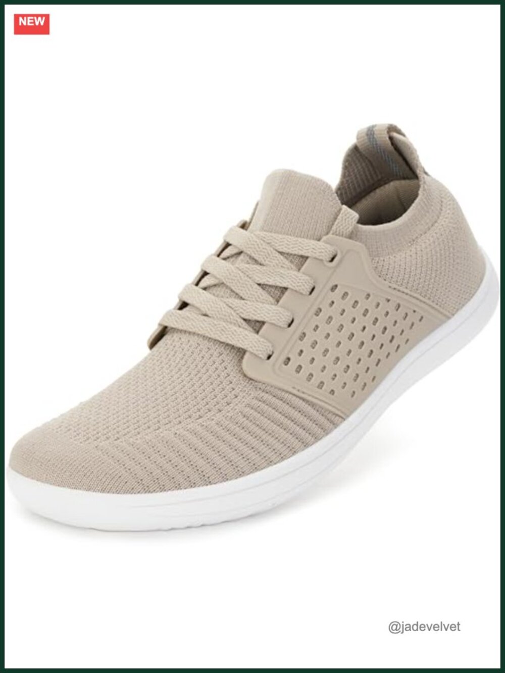 Zero Drop Barefoot Shoes with Wide Toe Box Knit Upper